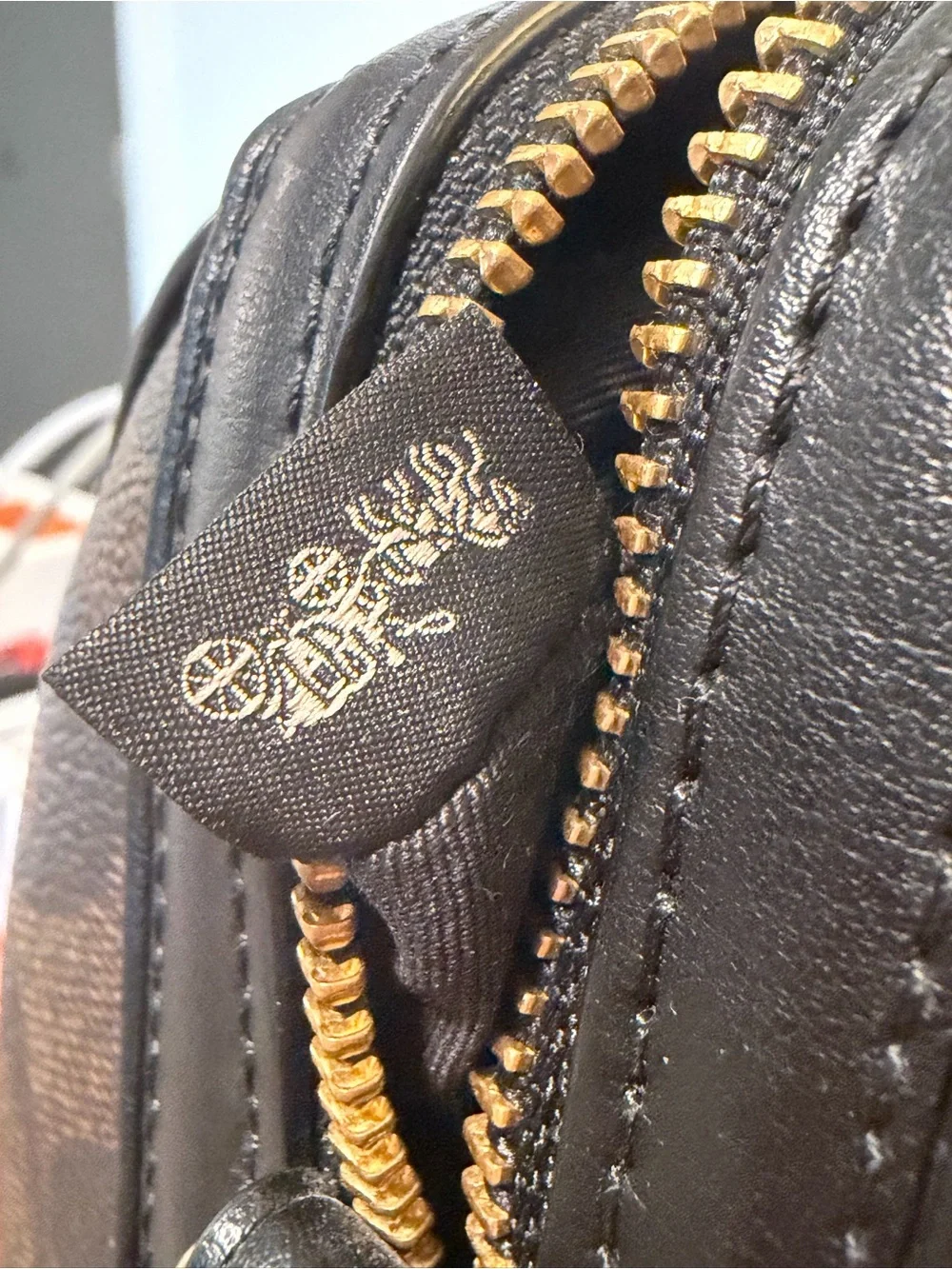 Coach Signature Rowan Satchel Brown & Black Gold Hardware